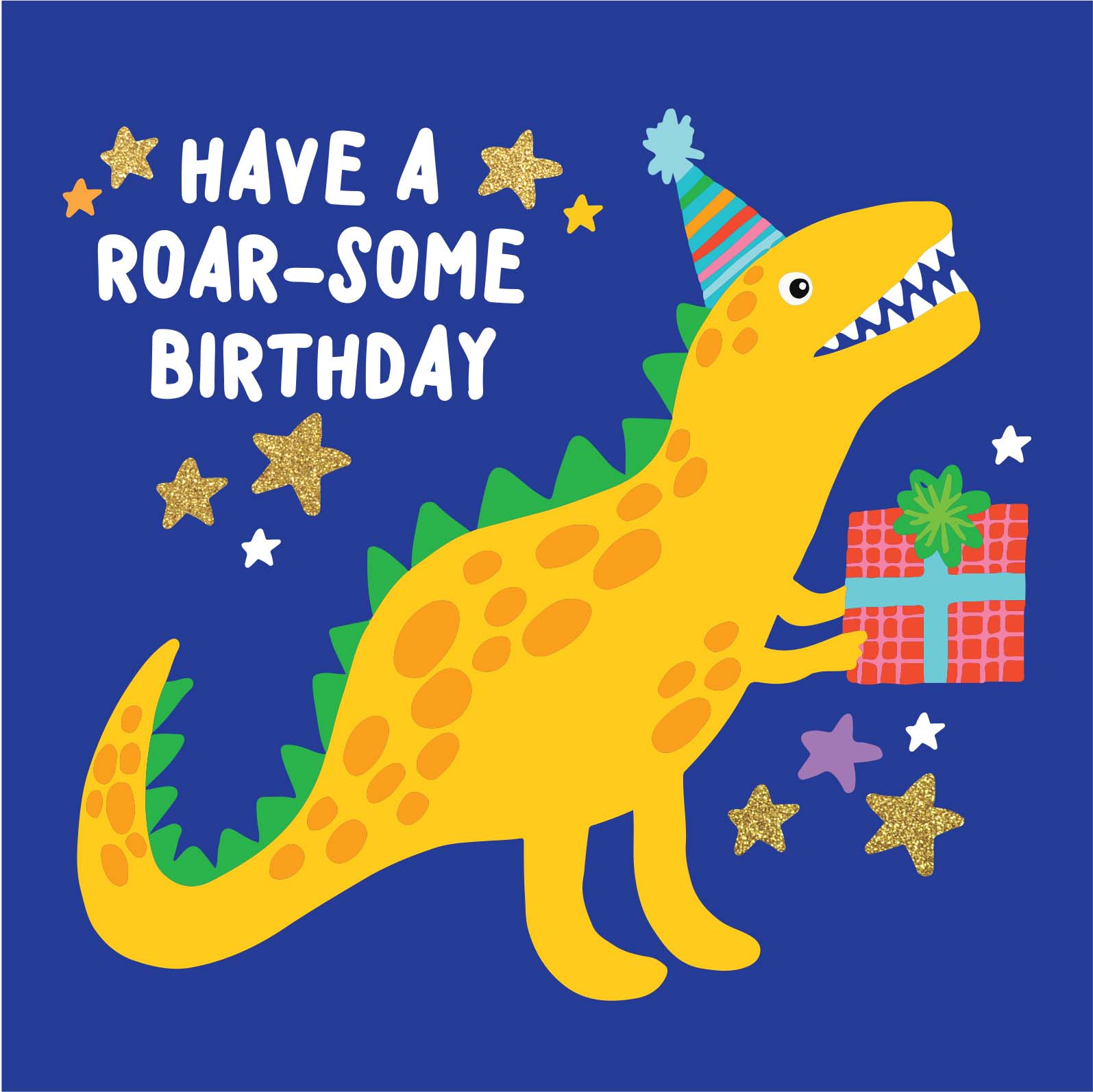 Greeting Card Enchanted - ROAR-SOME BIRTHDAY